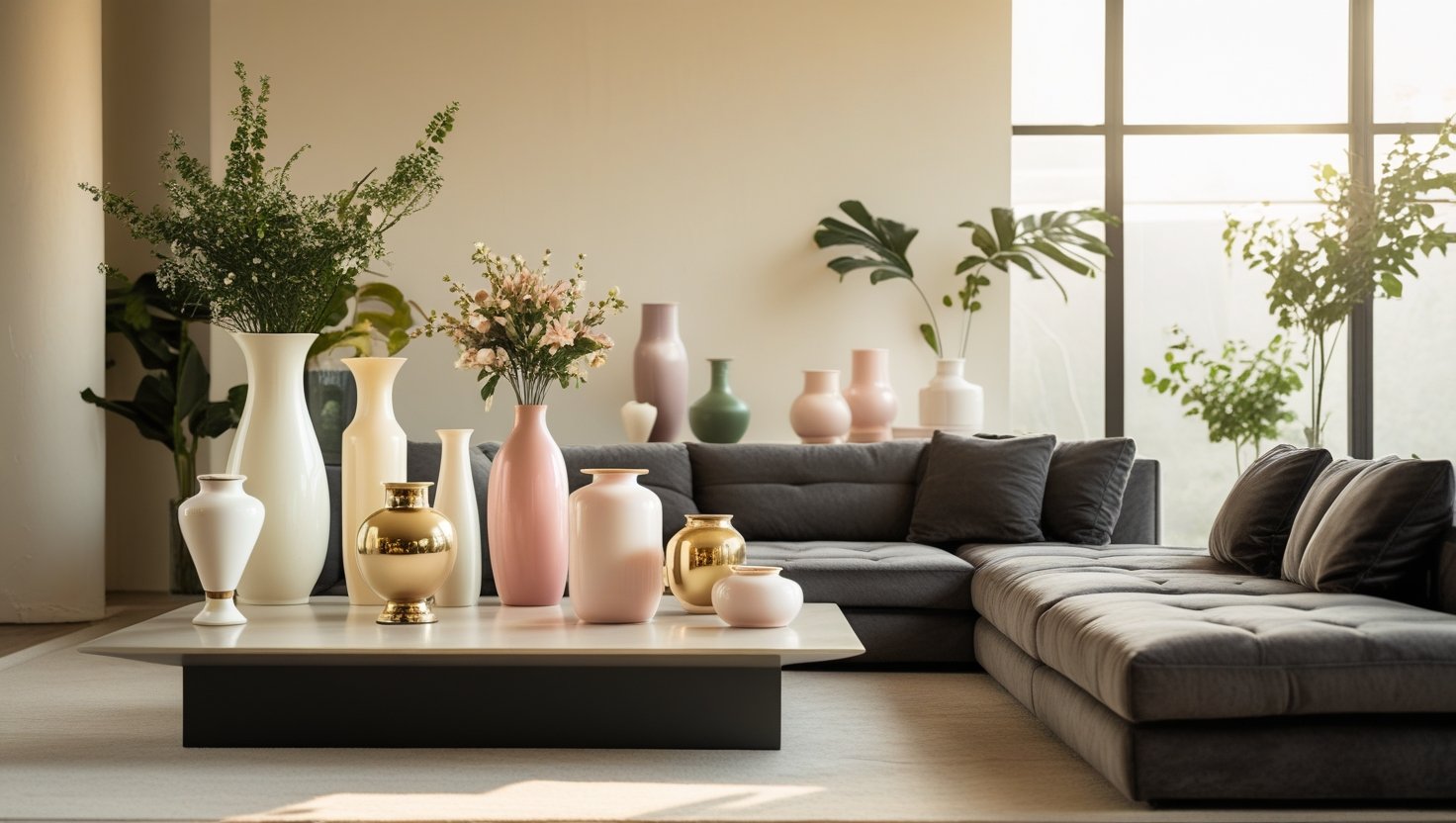 Style Your Living Room with Artificial Vases