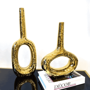 Luxury Gold Ceramic Vase