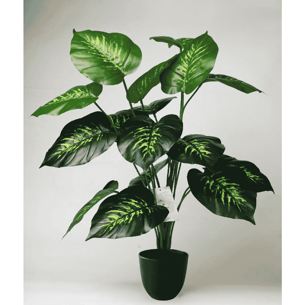 Tropical Alocasia Artificial Plant - Image 2