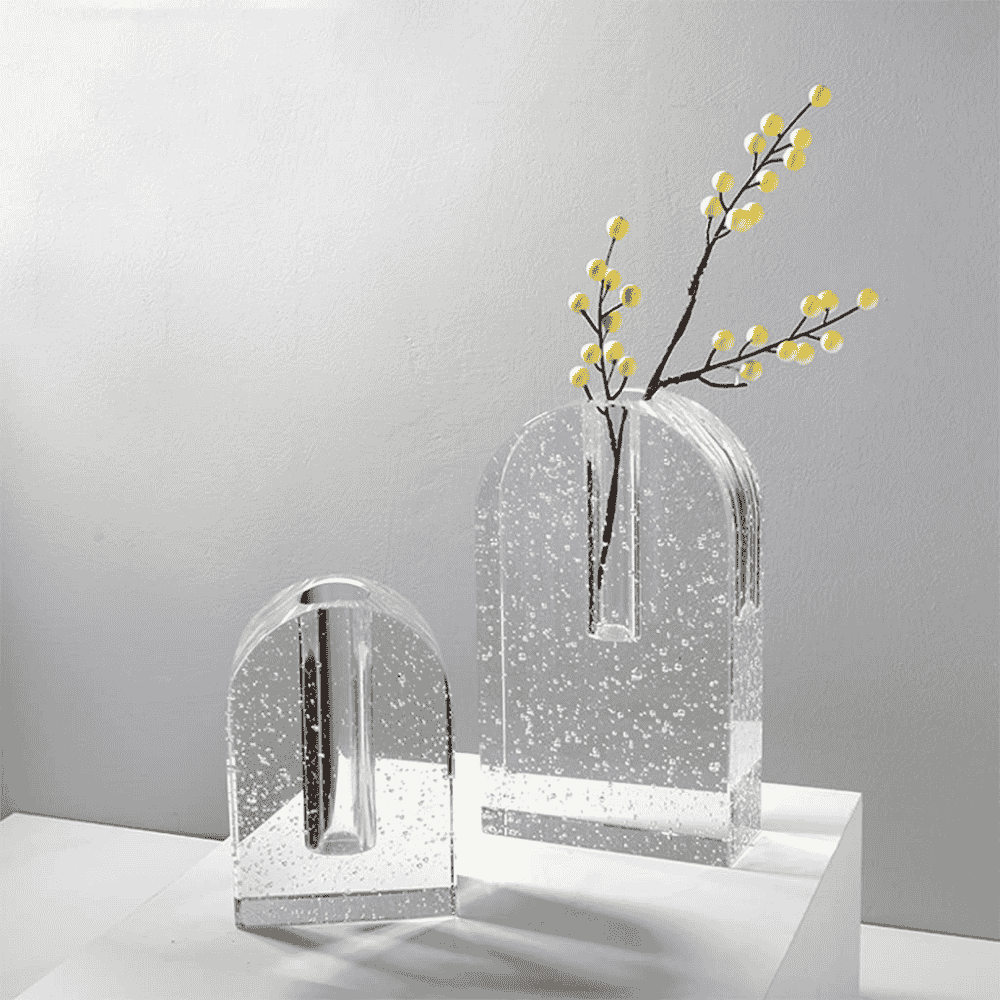 Bubble Arch Glass Vase