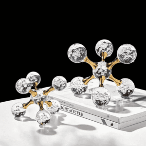 Crystal Orbit Decorative Sculpture