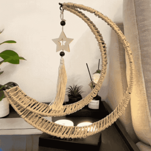 Layali Crescent Rope Lamp